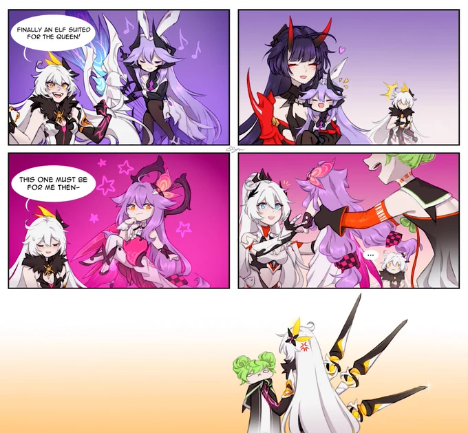 Captains, take a guess on what Sirin is telling Ai-chan!
 
Kudos to Captain @Cloud_yaa for the amazing fanwork!

#HonkaiImpact3rd 
#miHoYo 