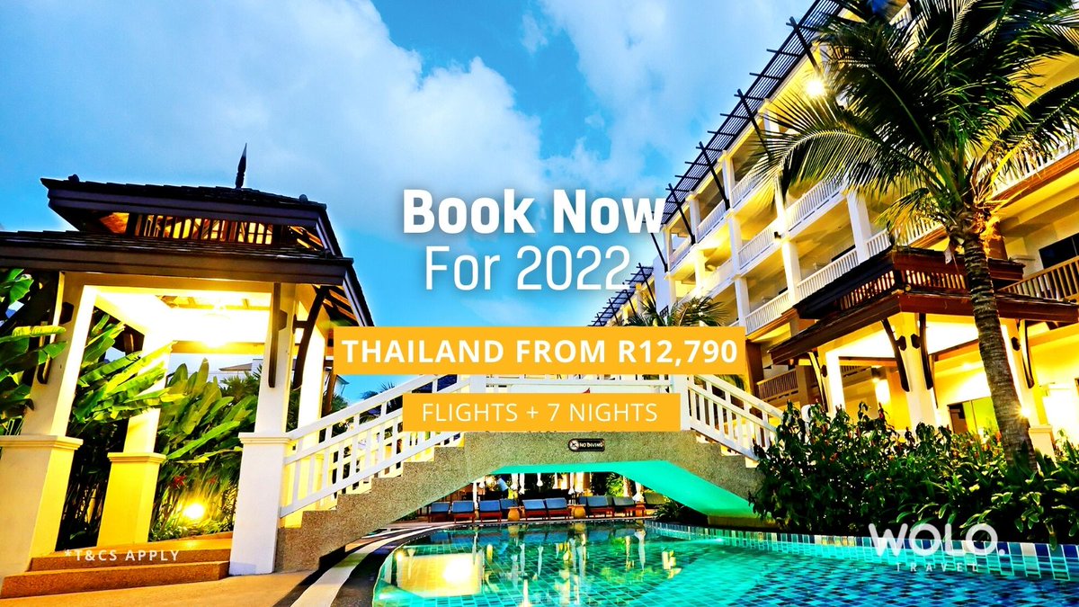 🌴 #Thailand 2022 deals from only R12,790 >> zcu.io/F08Y
See all Thailand >> zcu.io/CszQ
#WOLOTravel #WeOnlyLiveOnce #WOLO #ExperienceEverything