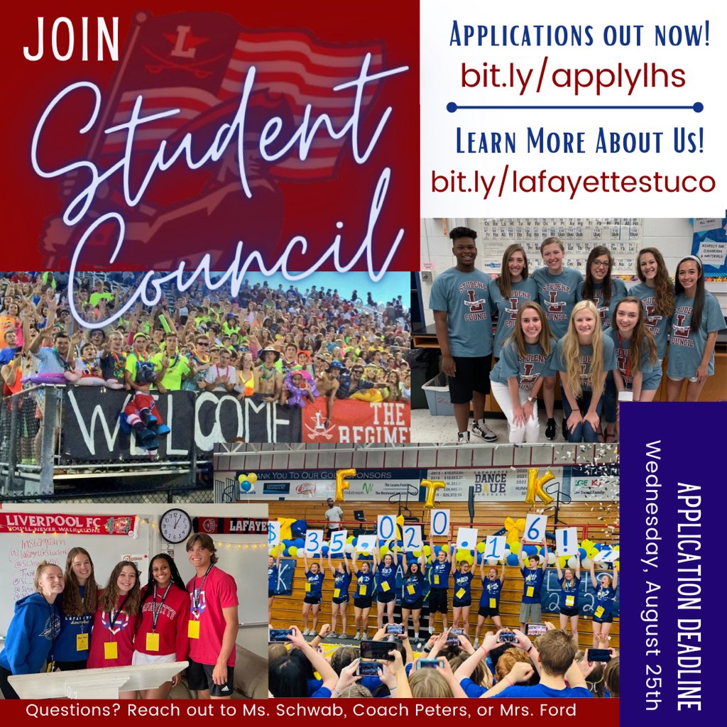 ⭐️ We’ve got so much going on over the next few weeks! Make sure to stay involved and follow along on the student activities calendar! Student Info page linked in bio! ⭐️