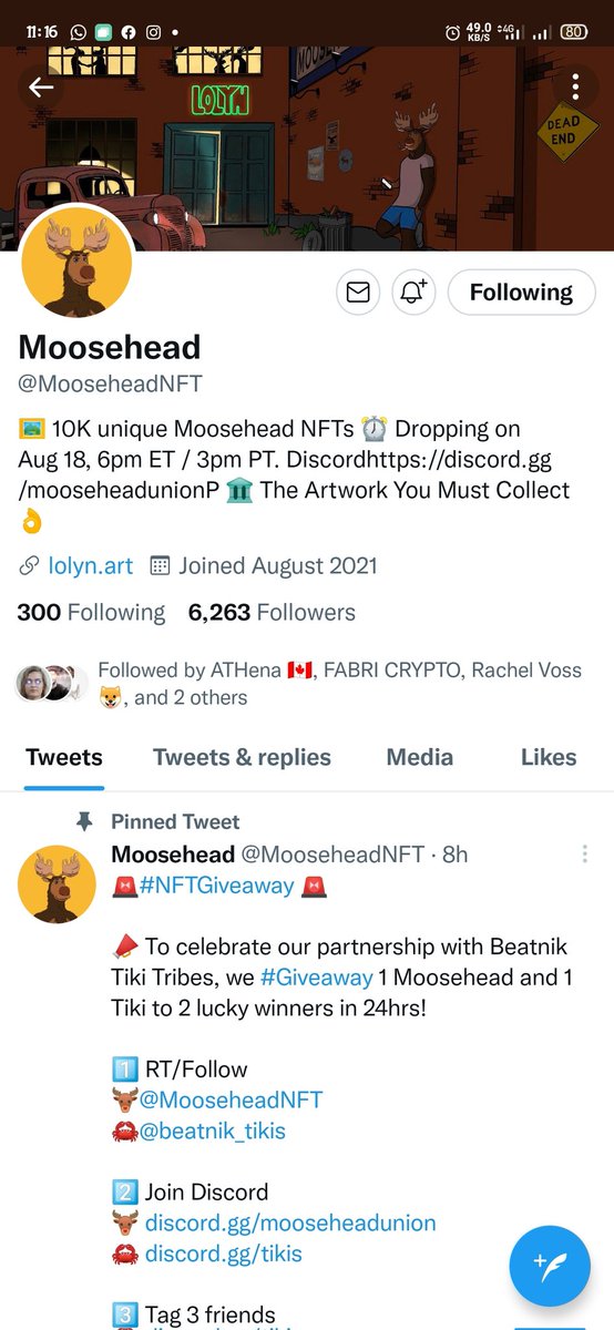 merrylch's tweet photo. @shiepromotes @MooseheadNFT done 🙏🏻 https://t.co/s39ZhLmwRZ