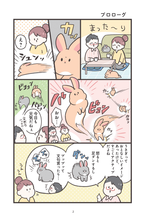 🐰9月6日発売『うさぎの本音がわかる うさほん』中身ちょい見せ🐰①