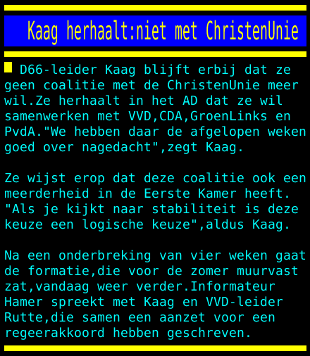 Kabinetsformatie2021