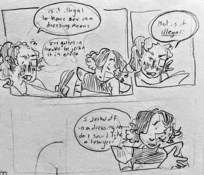by the way the comic i was trying to draw on stream was going to be a remake of this comic (which is a remake of a tumblr post by trophywife) but w ruyan and thancred. cant stop thinking about it still 