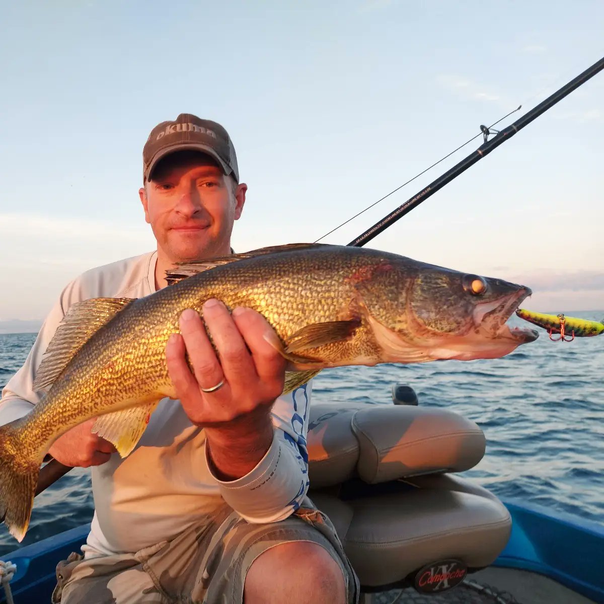 Was good to be back out on #lakeerie chasing #walleye again with <a href="/FINtastic_SF/">FINtastic Sportfishing</a> 🦈 @OkumaFishing #okumafishing