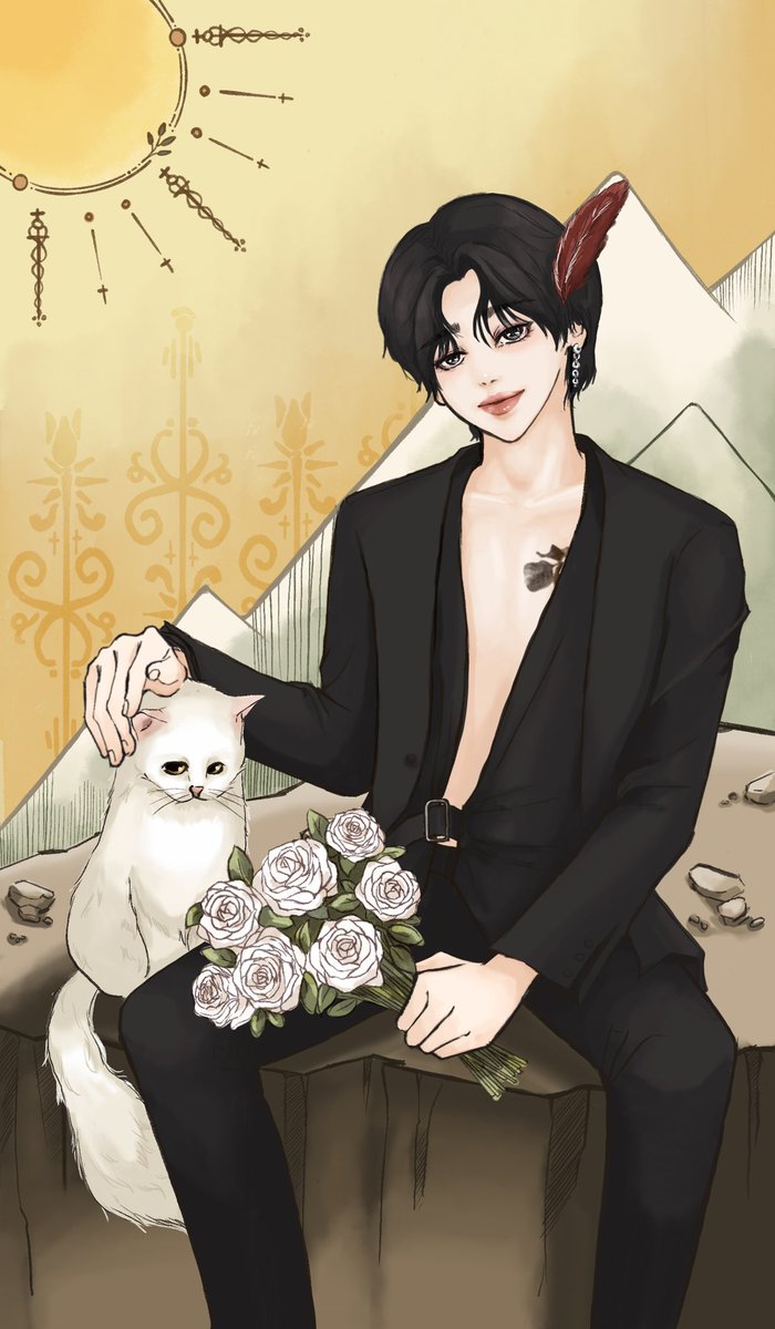 __summer_end's tweet photo. 🎉 Happy NIEL’s Day 🎉
‘0. THE FOOL’ 카드로 이번 생일 기념 합작에 참여한 여름끝입니다 절 제외하고 18분이 각자의 색으로 니엘이를 담아낸 21장의 카드를 보니 너무 행복하네요 모두 고생 많으셨습니다 ✨👏🥳✨ https://t.co/kuitmNvV0K