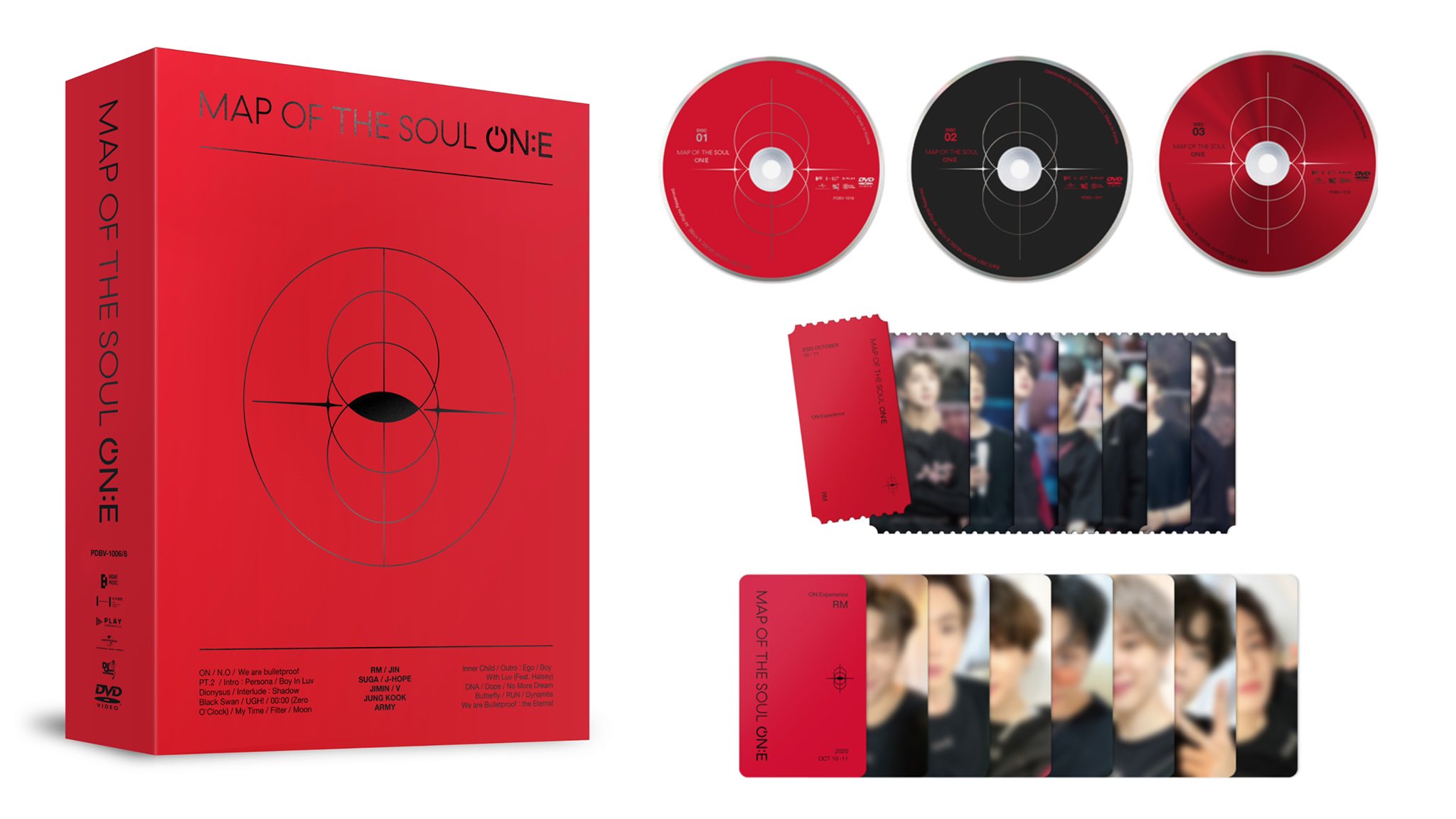 BTS MAP OF THE SOUL ON:E DVD