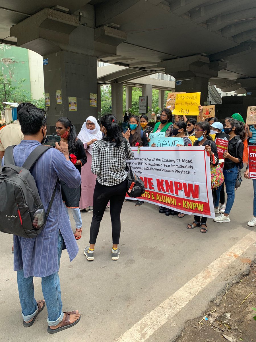 SaveKNPWC's tweet photo. Hyderabad's Kamala Nehru Polytechnic yet to restore 4 courses, claim students https://t.co/yQjdYCyqHa via @NewIndianXpress https://t.co/34uo8fD6sB
