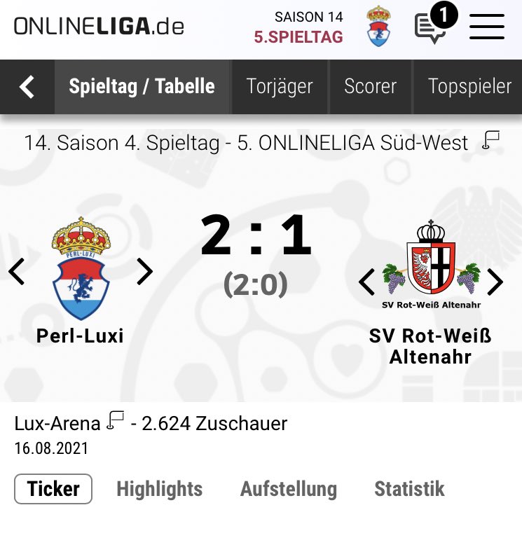 Duo Erlei/Krohn ziehen die Faeden im Mittelfeld und verhelfen uns somit zu 3 wichtigen Punkten. Eine gute Besserung wuenschen wir Pavlo Vasilev von Altenahr, welcher sich leider schwerer im Spiel verletzt hat und seinem Team die naechsten 9 Wochen fehlen wird