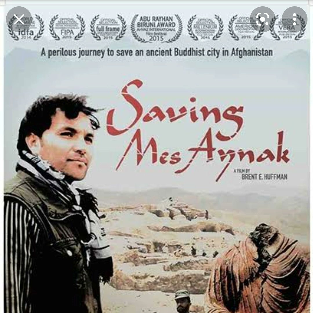 Remembering this film by Brent E Huffman today. Archaeologist Qadir Timori is shown praying at a mosque in Herat. What did you pray for, the filmmaker asks. I prayed for my family's wellbeing, my wellbeing, and the wellbeing of the Buddhas at Mes Anyak.