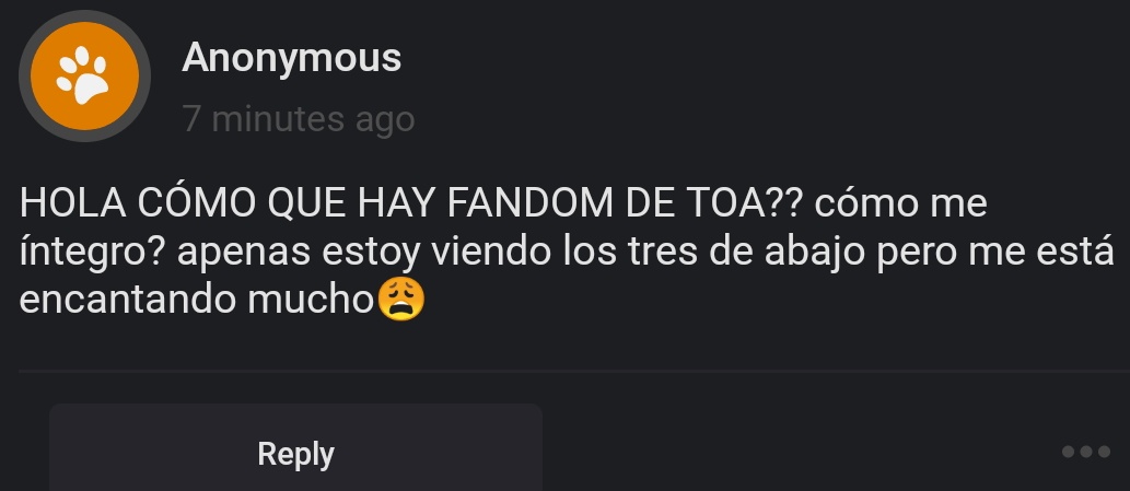 toaconfesiones's tweet photo. 1. sip, sí hay. somos lo mejor de lo mejor
2. usa el #integracionToA
3. 3Below la serie patrona, se tenía que decir https://t.co/ba4les7Vgh
