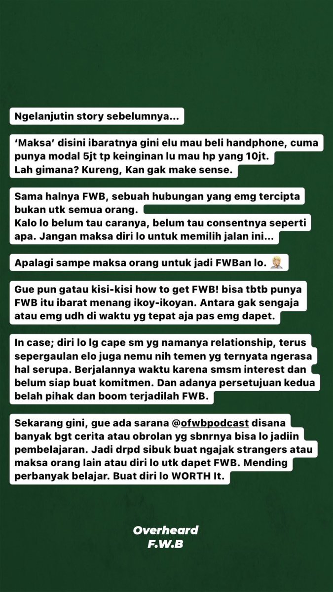 Fwb Twitter Adalah