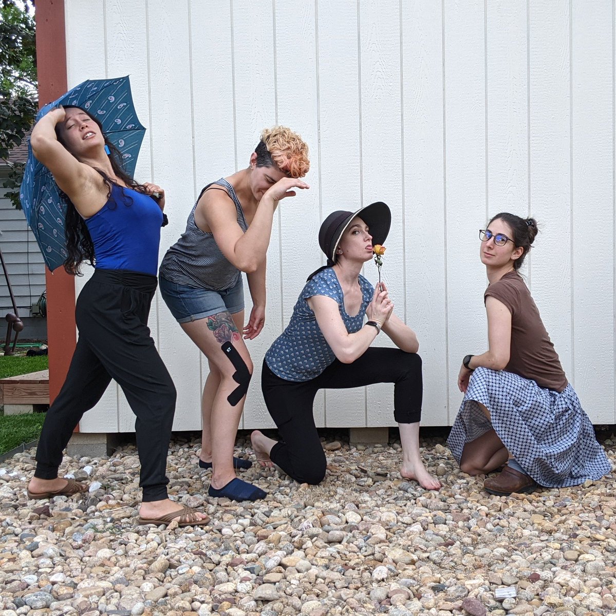gallopingabspod's tweet photo. Y'all. 

We finally were all together in one time zone, one state, one HOUSE. 

Hijinks ensued https://t.co/OYNO36jihI