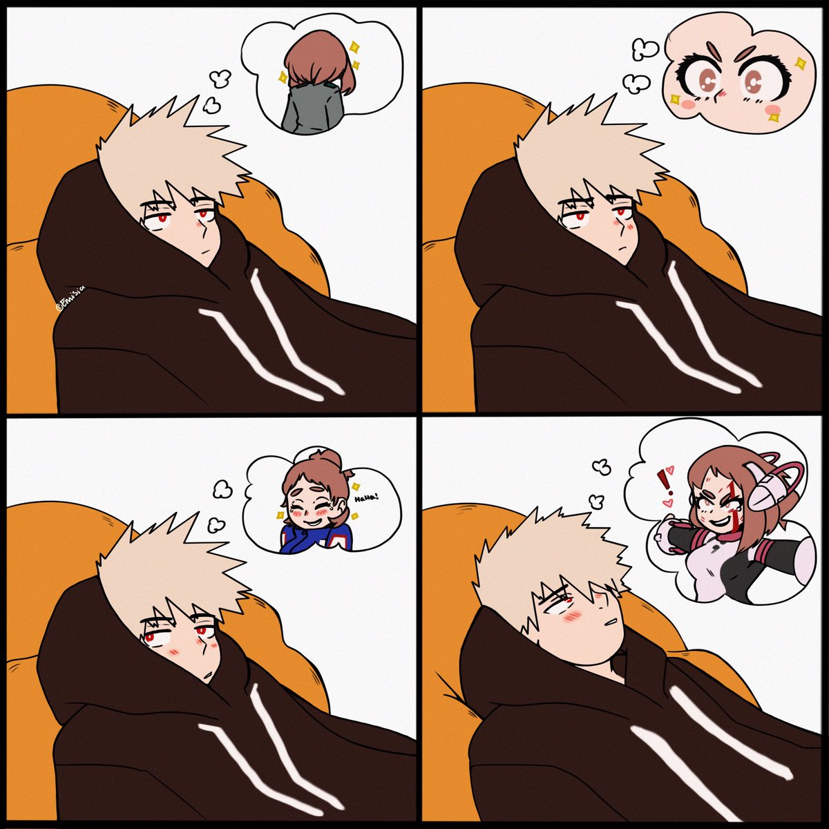 1_emisia's tweet photo. Bakugo thinks about how perfect Ocha is  
💭🤍#kacchako #mha 🤍💭 https://t.co/a9cgFoHMKl