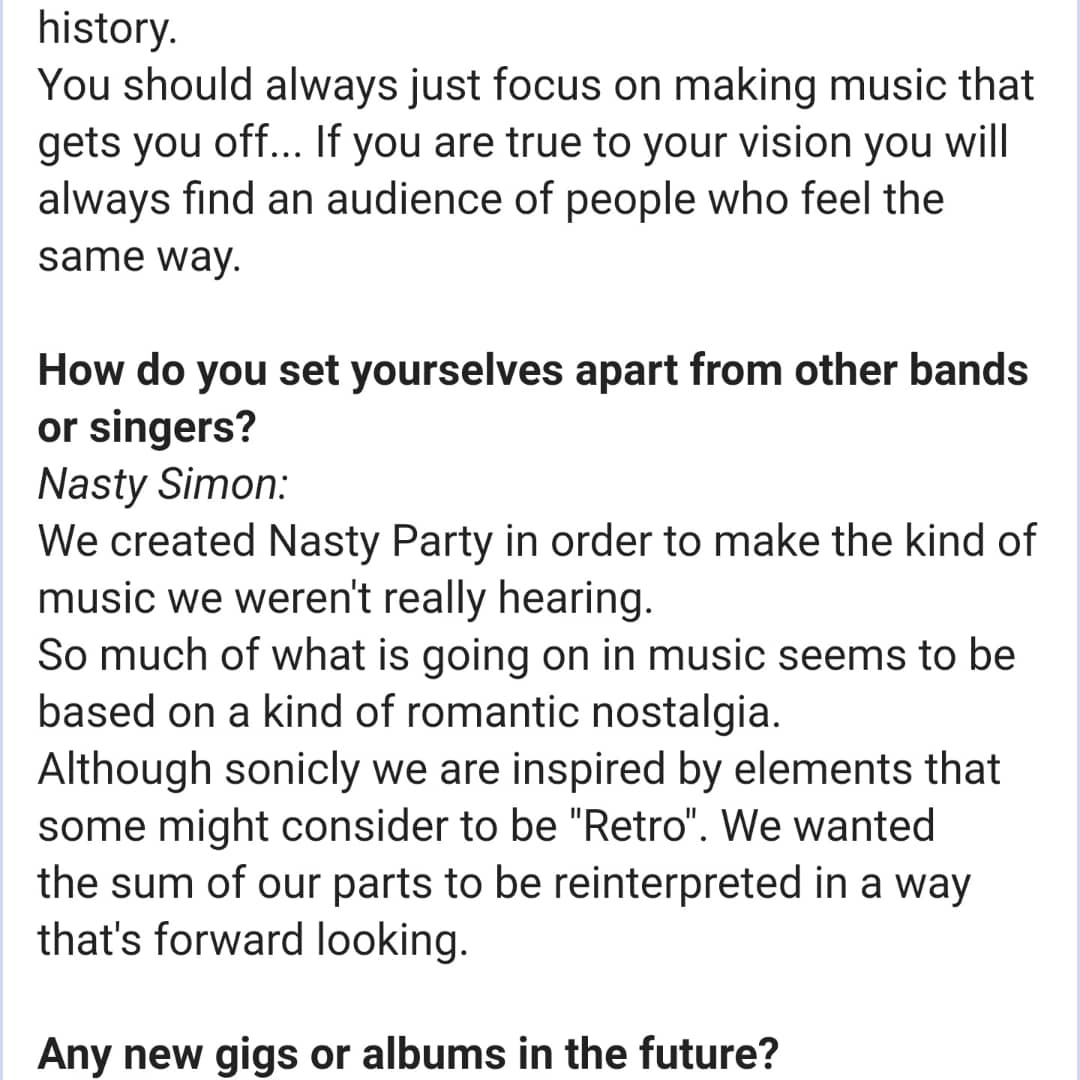 NASTYPARTY3's tweet photo. The Flipside: DJ Interviews: Nasty Party: https://t.co/jpVUyGy0f6

#dizzystorms #musicblog #bandinterview #djdizzystorms #musicblogger #musicinterview #nastypartyband #nastyparty #Theflipside #punks #postpunk #punkrock https://t.co/hBPDa4MBp5