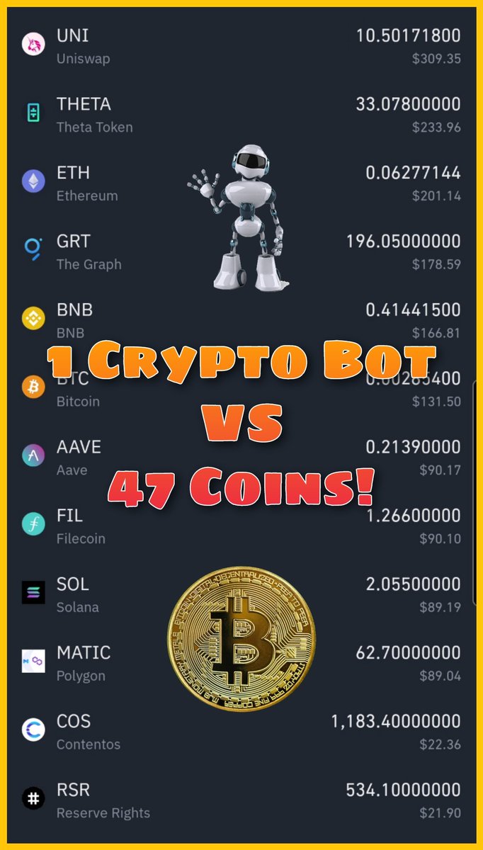 OpeningsSg's tweet photo. π¨New Videoπ¨ Crypto Bot VS 47 Crypto Coins! How will it turn out?
https://t.co/KQiTtSKEzZ
#mattbotai #cryptotrading #cryptobot #cryptocurencybot #cryptocurencytrading #xrp #ada #cardano #matic #bitcoin #ethereum #dogecoin #cryptocurrency #binance https://t.co/bwIEhjJ2qU