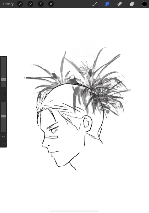 I found a brush for Choso's hair 