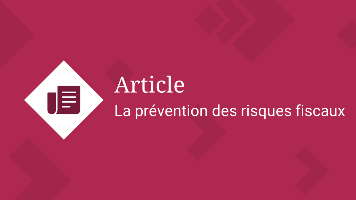 Quels moyens mettre en place pour adopter une stratégie fiscale efficace ? Supervizor vous présente comment développer des dispositifs de prévention contre les risques fiscaux dans un article disponible sur le blog.

Pour y accéder 👇

hubs.ly/H0S-5Xf0