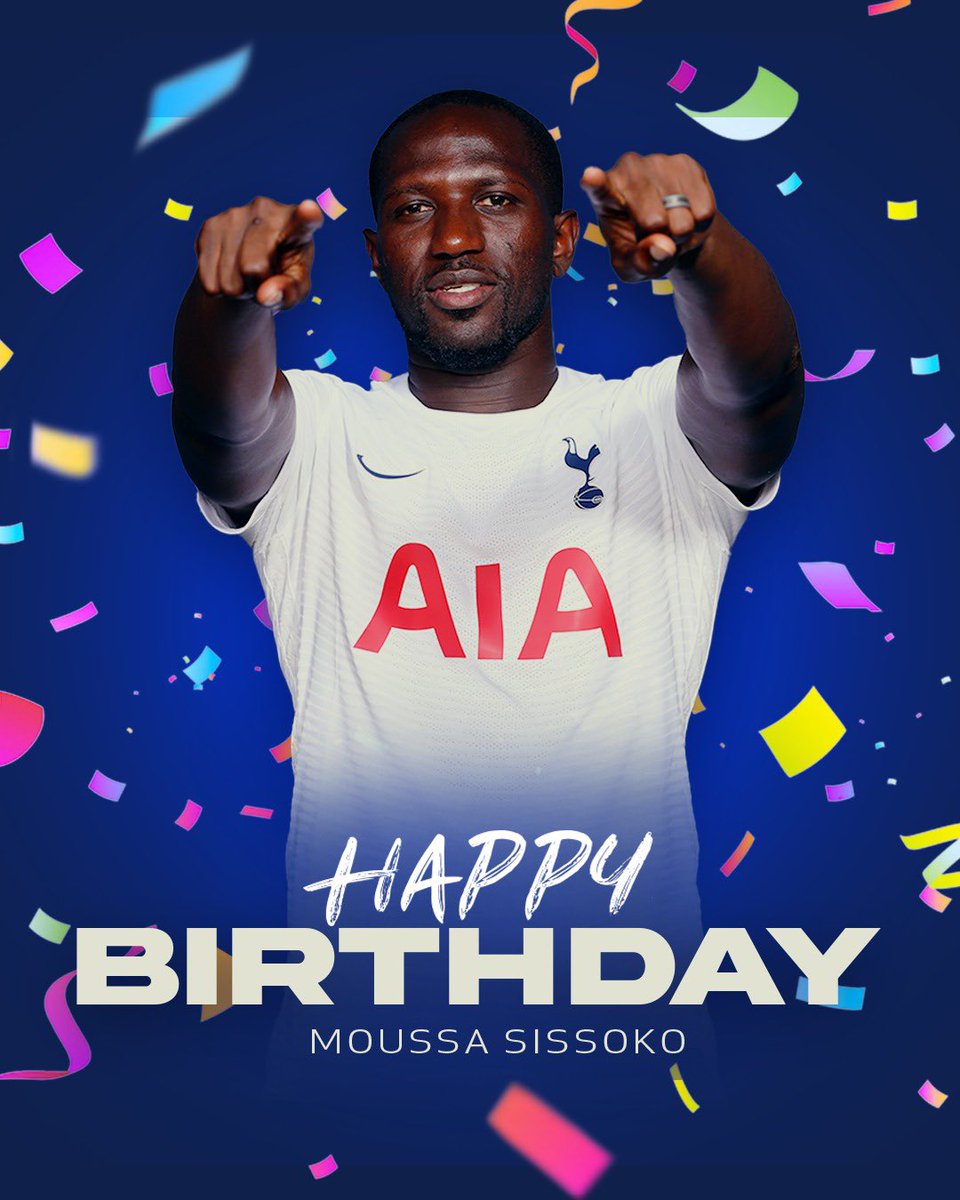 Spurs_THA's tweet photo. 🎂 สุขสันต์วันเกิด @MoussaSissoko 🥳

#THFC #COYS https://t.co/wwRU0Zceeg