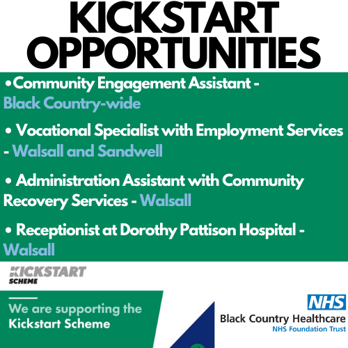 BCHjobsupport's tweet photo. Check out our latest Kickstart opportunities and recommend them to a friend aged between 16 and 24 - time is ticking! ⏰👇 https://t.co/LRHs2Fkk8G