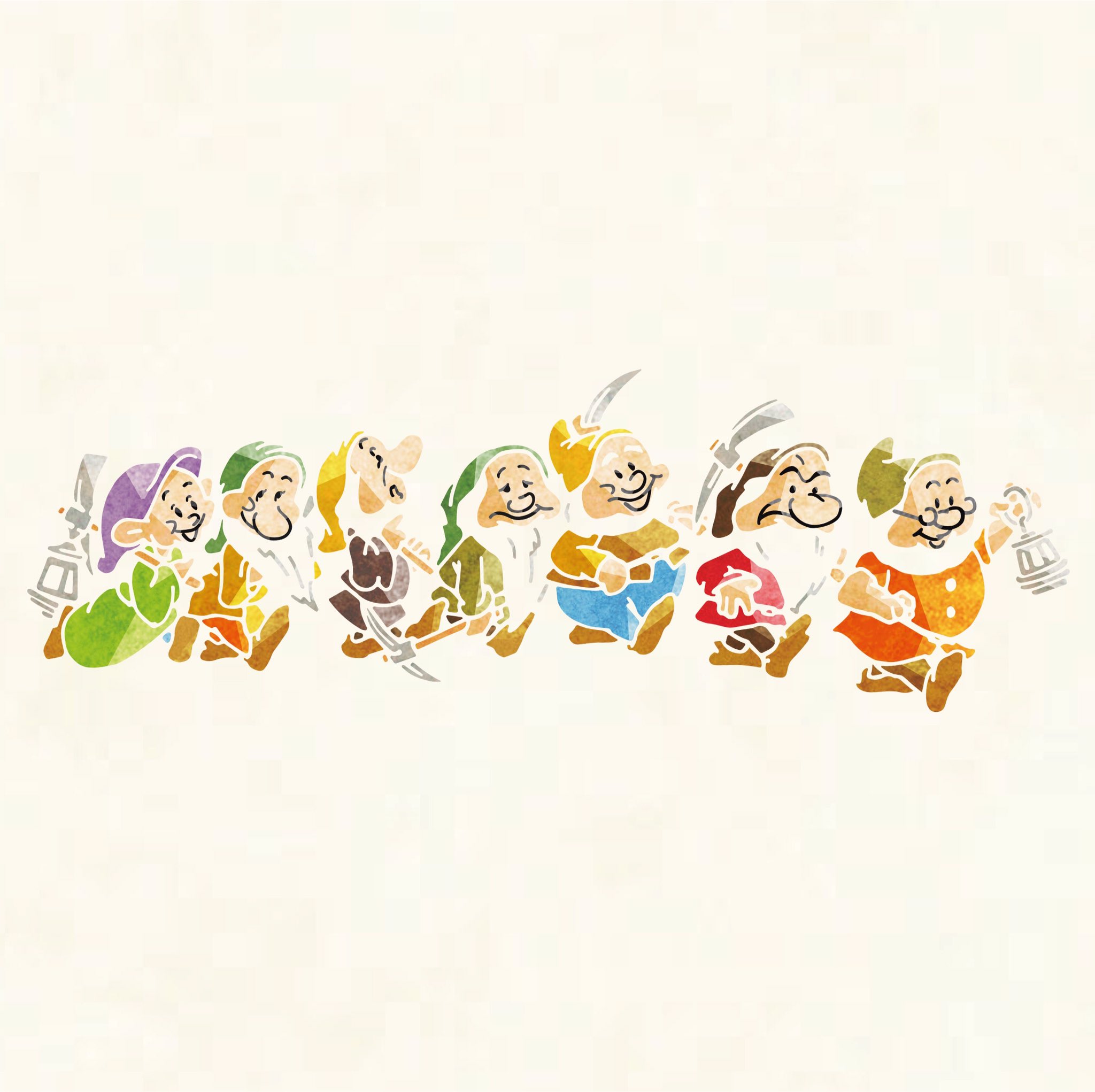 ディズニー セル画 白雪姫 七人の小人 TIME TO WASH UP(公式 ディズニー セル画 白雪姫 七人の小人 TIME TO WASH UP(公式