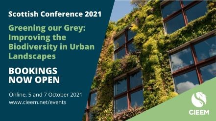 CIEEMnet's tweet image. Calling All Students! 5 FREE student places up for grabs at our upcoming #GreeningOurGrey Scottish conference. If you would like your name included in the prize draw, please email krystiehamilton@cieem.net by 17th September #CIEEMScot
events.cieem.net/Events/EventPa…