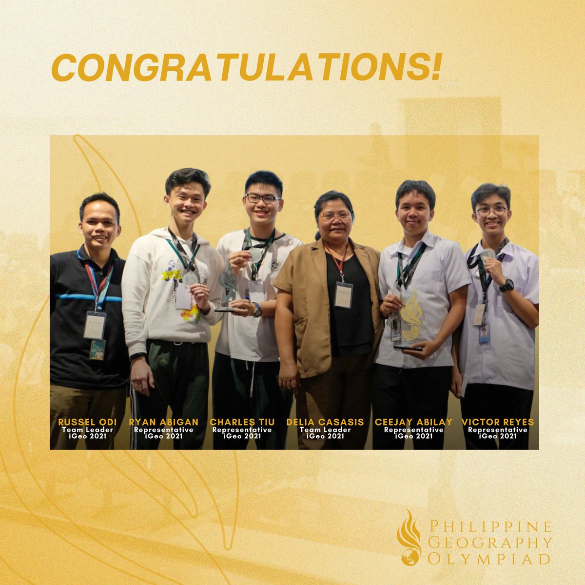 GeogSocUP's tweet photo. UP GeogSoc would like to thank and congratulate our country's representatives to the recently concluded 17th International Geography Olympiad held in Istanbul, Turkey! https://t.co/PQEmfdntR8