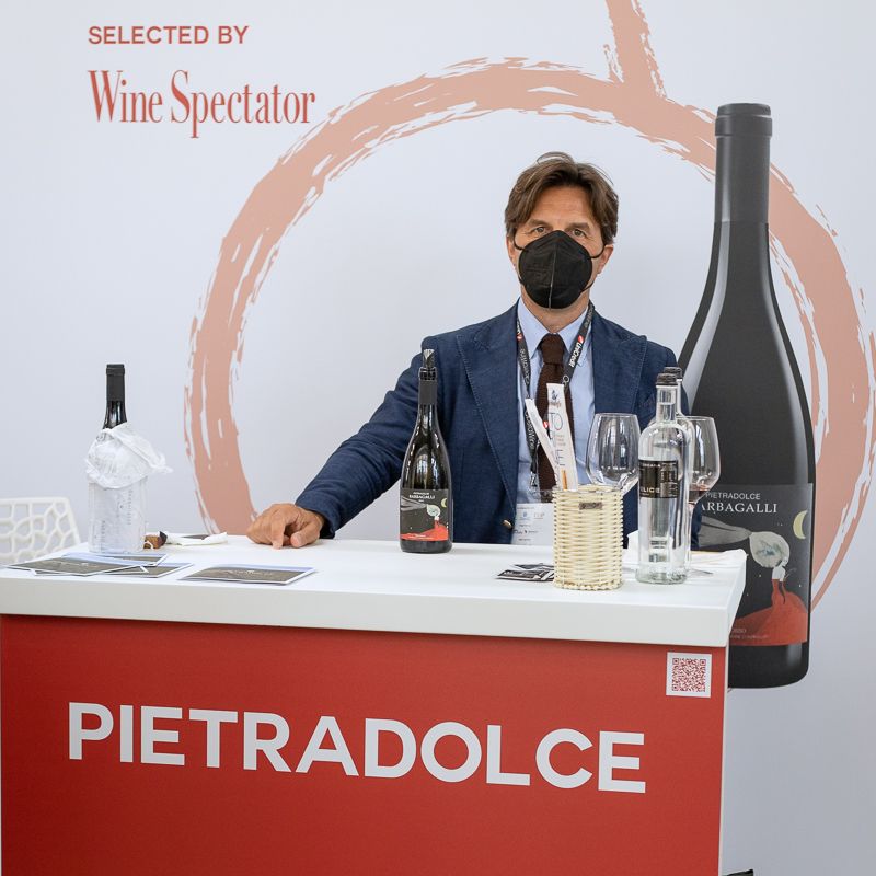 It’s really been an honor to have Pietradolce at #OperaWine2021 with its Etna Vigna Barbagalli 2015. Thank you! (Full album on Facebook) | <a href="/WineSpectator/">Wine Spectator</a> #wineproducer #italianwinery #topitalianwines #winetasting #wineevent #inpersonevents #togetheragain #strongertogether