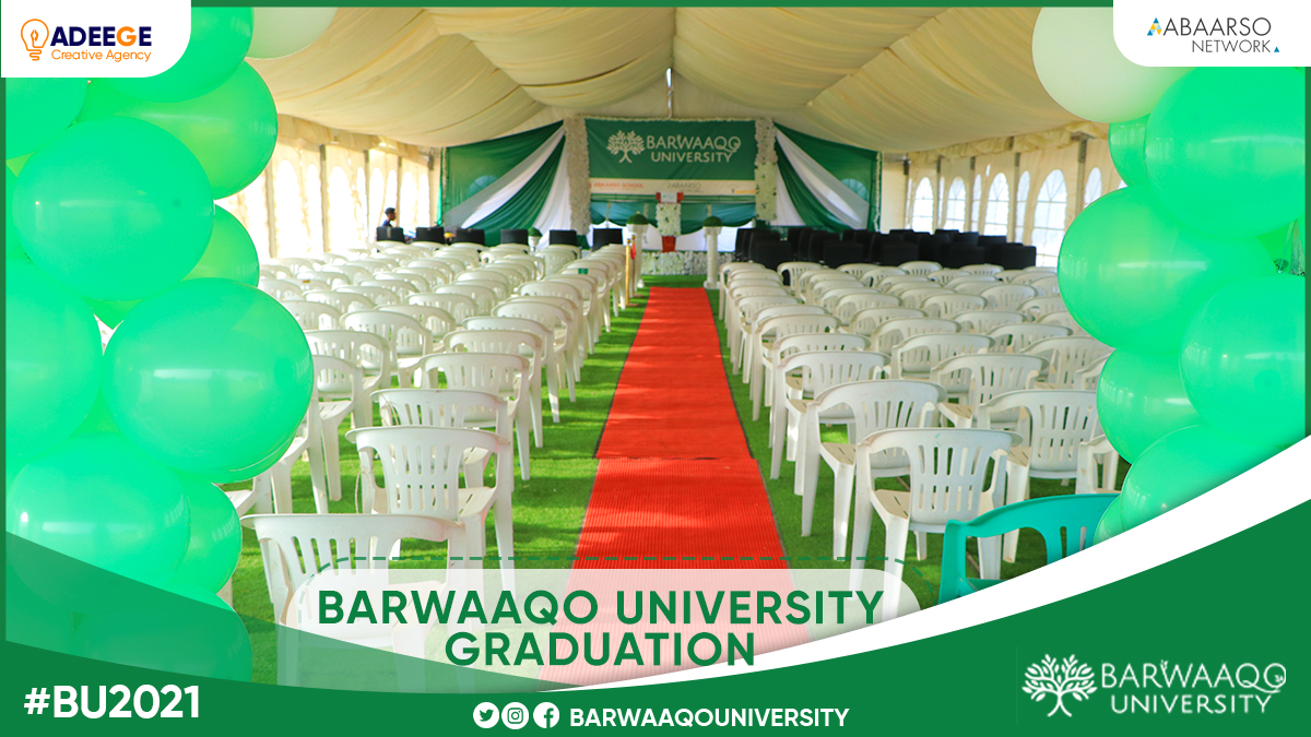 AdeegeAgency's tweet photo. Graduation Cermony of Barwaaqo University
@barwaaqo_uni
#BU2021 #Classof2021 #adeegecreative https://t.co/NmnAweXo5z