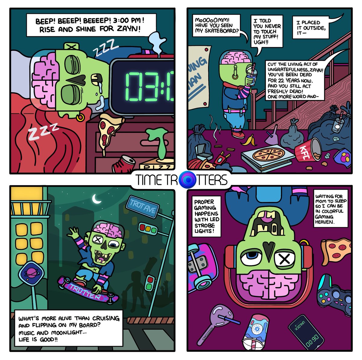 Time_Trotters's tweet photo. Slap me with a GIVEAWAY! 
@Time_Trotters welcomes over 1000 Twitter followers!! 🥂 We're giving away 1 of 31 Zombie comic NFT. 

-Retweet &amp; Like 
-Join: https://t.co/7JWHzuMmGR
-Mention 1 friend 🎸🥁 EEeeeEeEEE! 💥⚡️

48hrs
#nftcollector #NFTGiveaway #NFT #cnft $ADA #cryptoartist https://t.co/V5hV5Dtxi3