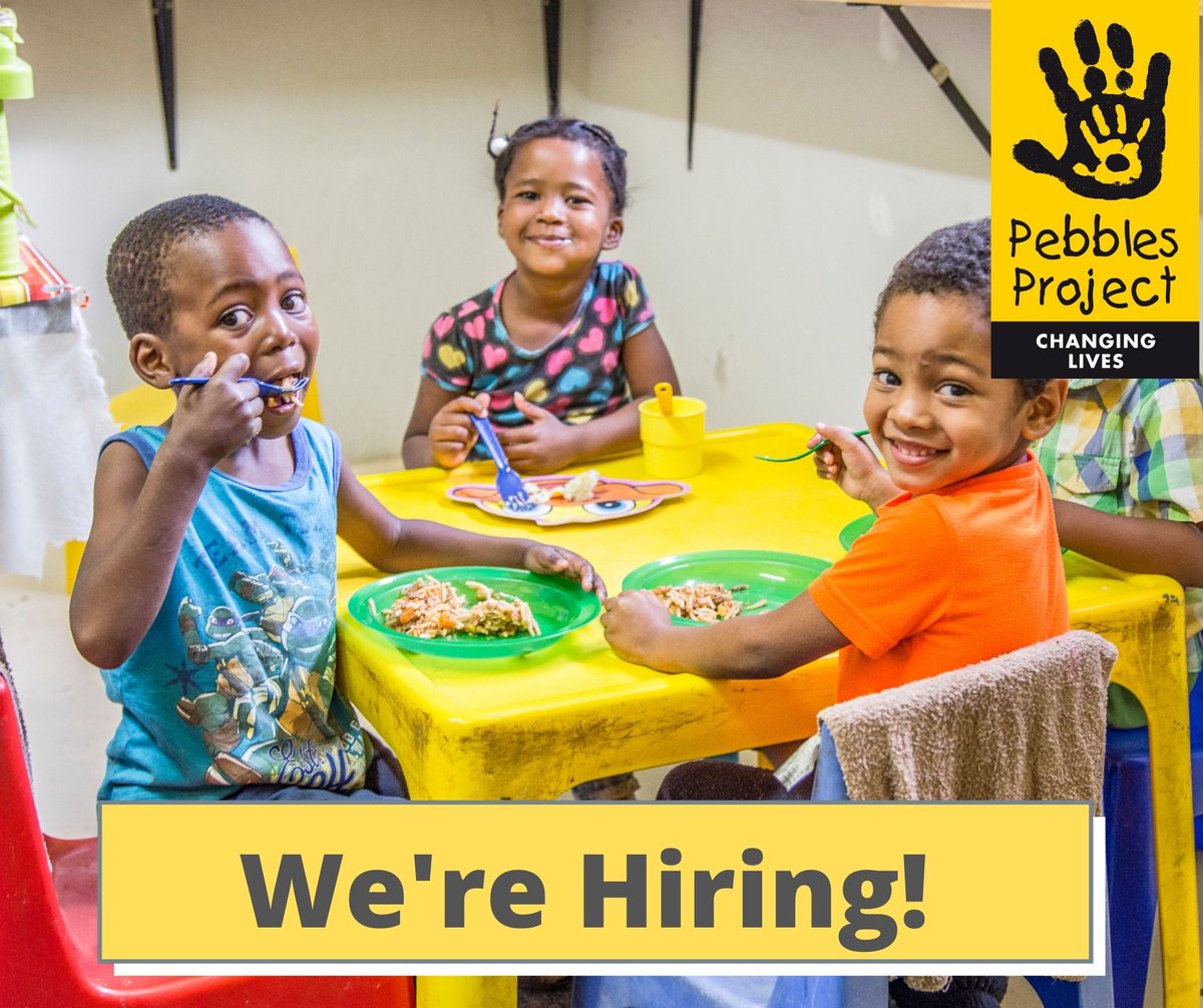 PebblesProject's tweet image. We are hiring! The Pebbles Project seeks to employ a part-time Financial Data Capturer to be based in Stellenbosch.
To apply, please visit our website: lnkd.in/dvJiDjF
Applications close on the 25th of August 2021.
#recruiting #pebblesproject #pebblesprojecttrust