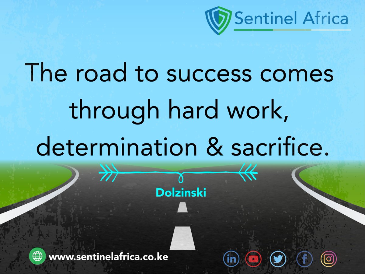 SentinelAfrica's tweet photo. #MondayMotivation

Good morning, when you develop an undying hunger with commitment and hard work to achieve a goal, roadblocks and failures are merely speed humps. 
May your week be great!

#Quoteoftheday #BeTheSentinel https://t.co/SveqNptF95