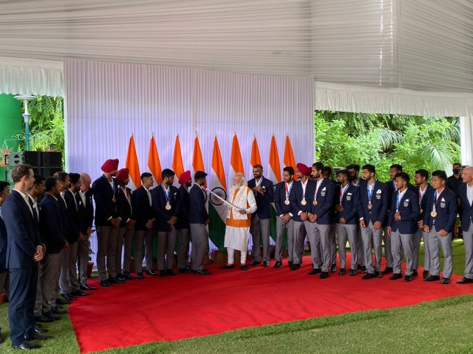 PM Shri <a href="/narendramodi/">Narendra Modi</a> interacted with #Tokyo2020 team India athletes, today. He congratulated the athletes for their performance at #TokyoOlympics .

#IndiaSports