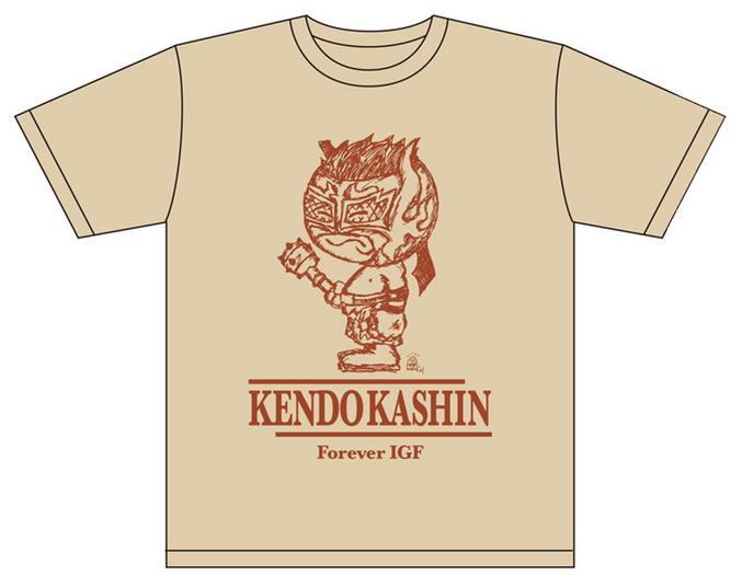 MARKSMARKETol's tweet photo. NOAH川崎大会でカシン選手が着ていた「Forever IGF」Tシャツ・ナチュラルが入荷しました。#カシン #ケンドーカシン https://t.co/rSJ9dt2fh3 https://t.co/qHPTJAX96e