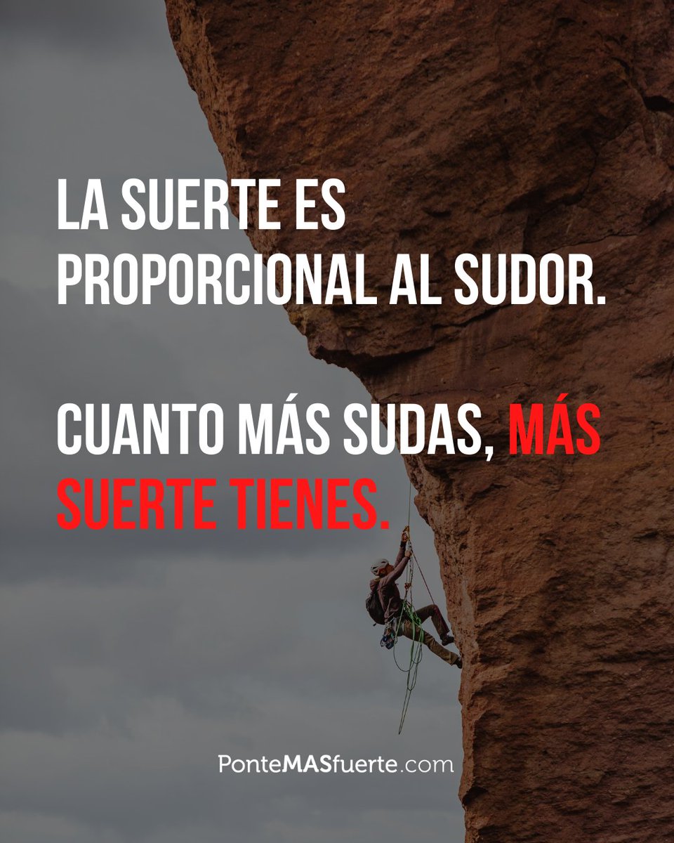 Piénsalo,
¿Cuánta suerte vas a tener? 💪