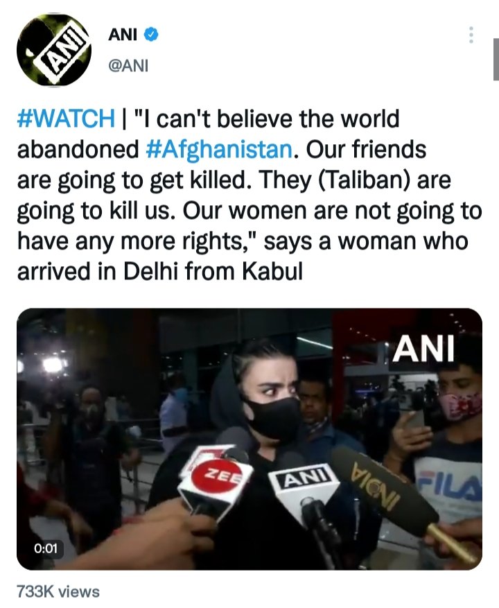 Tirlovesha's tweet photo. Pic 1 - Refugees of #Afghanistan are coming to India.

Pic 2 - Hypocrite people like @iamsrk and other Indian Muslims called India as 'Intolerant' 

But but refugees chose India under 'Facist' Narendra Modi instead of 53 other Islamic countries.
#KabulHasFallen https://t.co/ohqO4Q6d6j