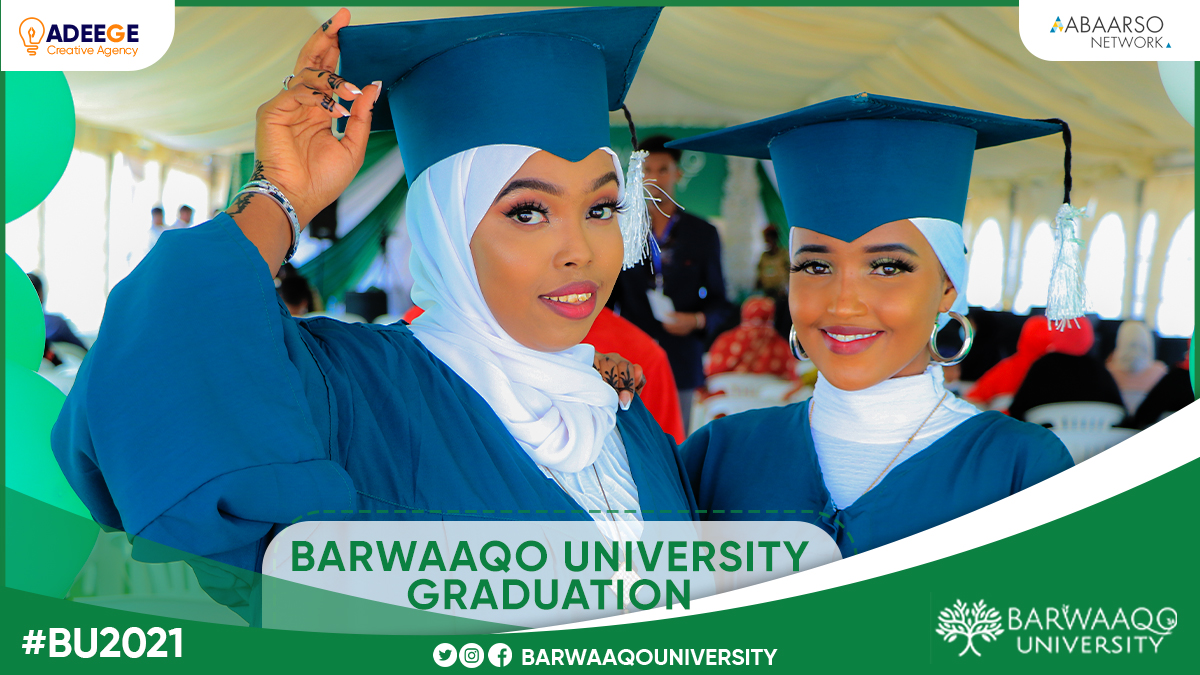 AdeegeAgency's tweet photo. Graduation Cermony of Barwaaqo University
@barwaaqo_uni
#BU2021 #Classof2021 #adeegecreative https://t.co/WsWFRToGeX
