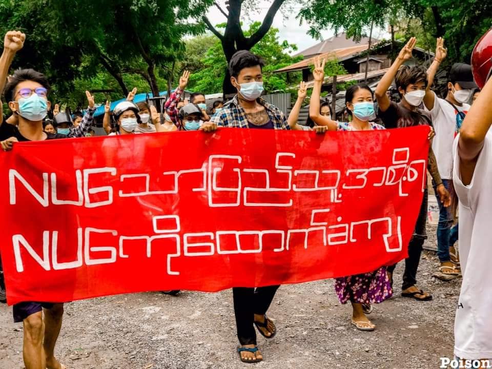TostevinM's tweet photo. Another week starts with more protests against Myanmar's military government #WhatsHappeningInMyanmar https://t.co/wyufhss6L0