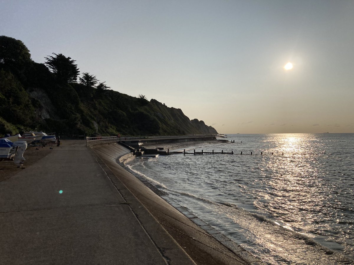 Lovely morning fora run by the sea