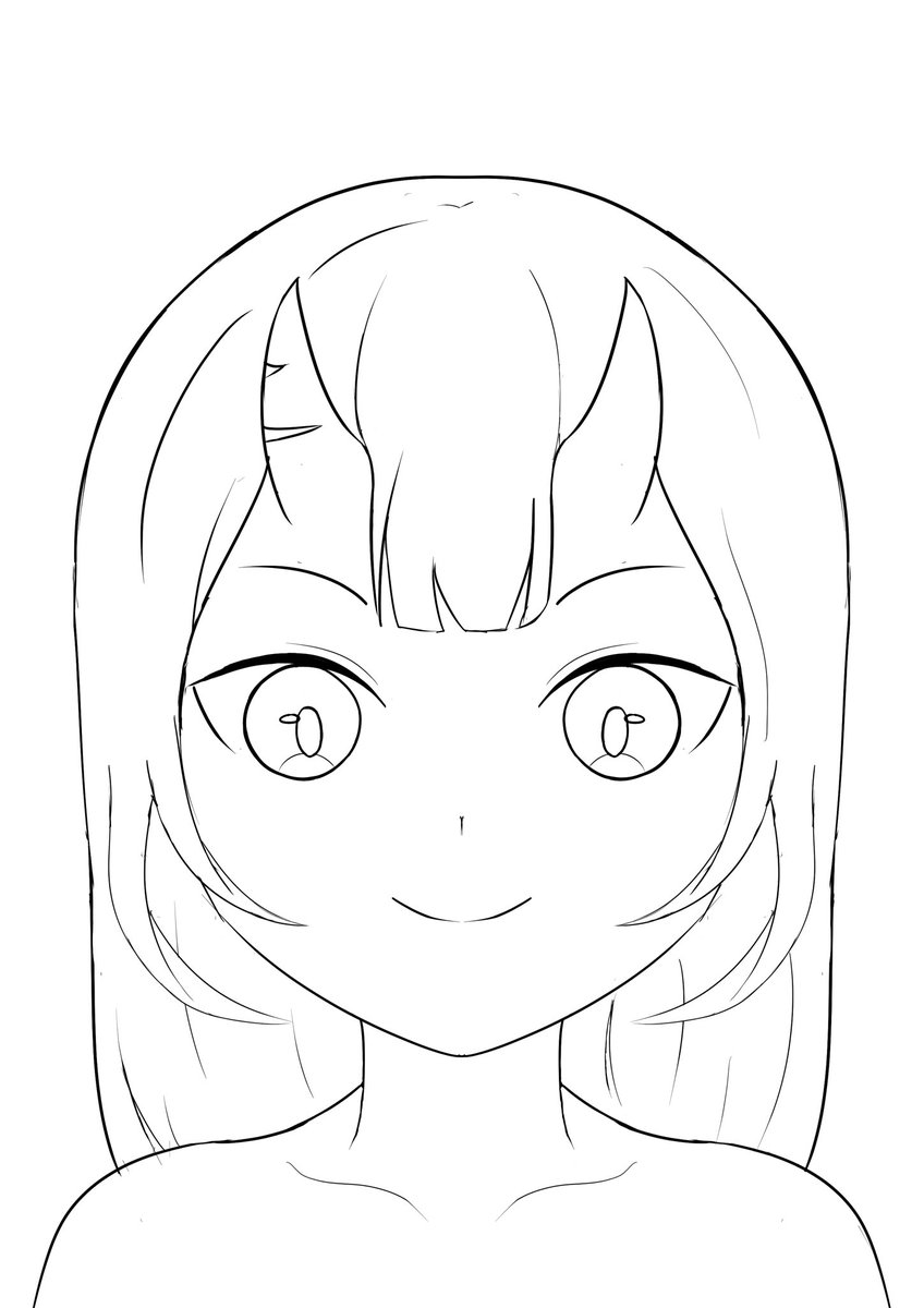 PS_cop's tweet photo. 顔を描く練習 https://t.co/z8l0unjRD9