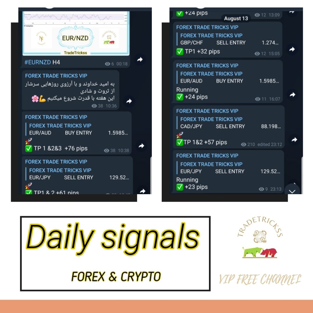 tradetrickss's tweet photo. Send a message to subscribe to the free Forex and Crypto signal channels
#btc #Crypto #cryptocurrency #CryptoSignals #CryptoTrading #doge #ethereum #binance #forexanalysis #swingtrader #forextrading #forexfactory
#stockmarket #farexanalysis
#forexsignalfree #roboforex #money https://t.co/PN5PRn9li7