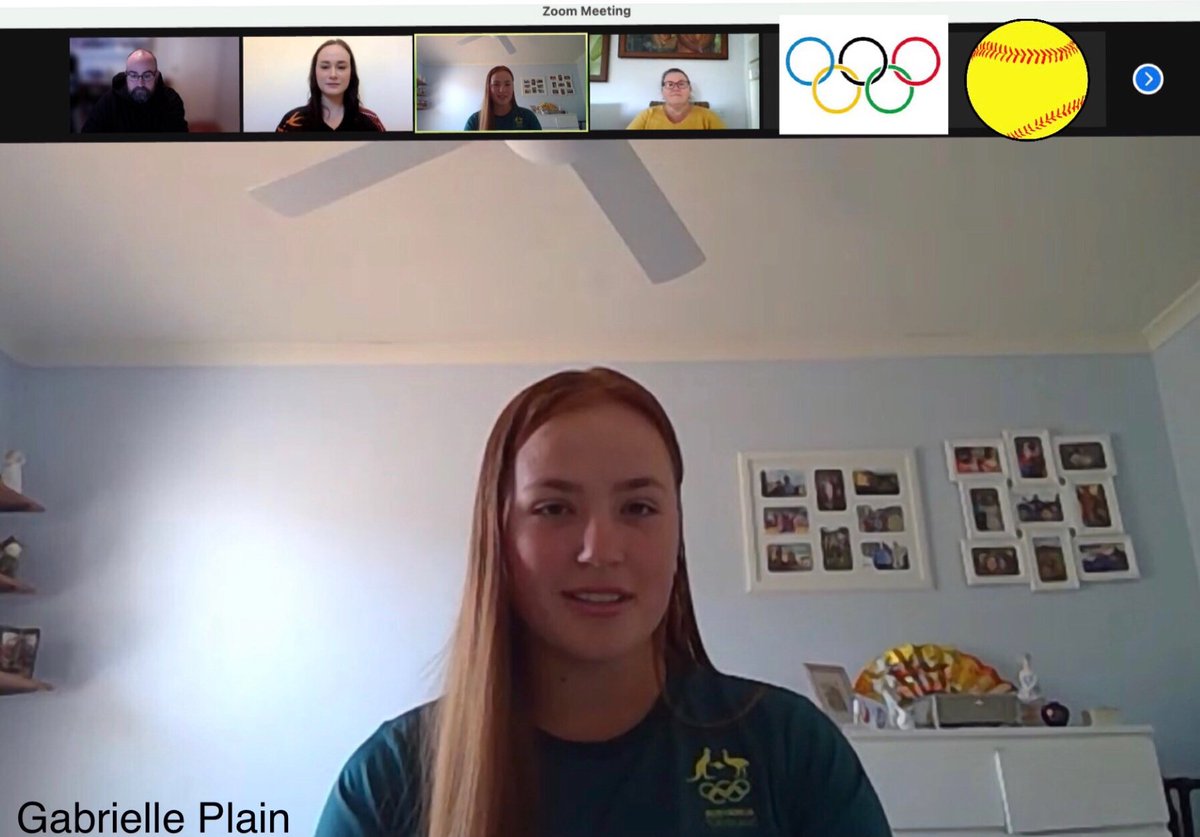 Great opportunity for Blairmount Public School to Zoom with Gabrielle Plain and listen to her Olympic journey. <a href="/AUSOlympicTeam/">AUS Olympic Team</a> <a href="/SoftballOz/">Softball Australia</a> <a href="/UWSoftball/">Washington Softball</a>. Thanks for organising <a href="/bec_cannings/">Bec Cannings</a>