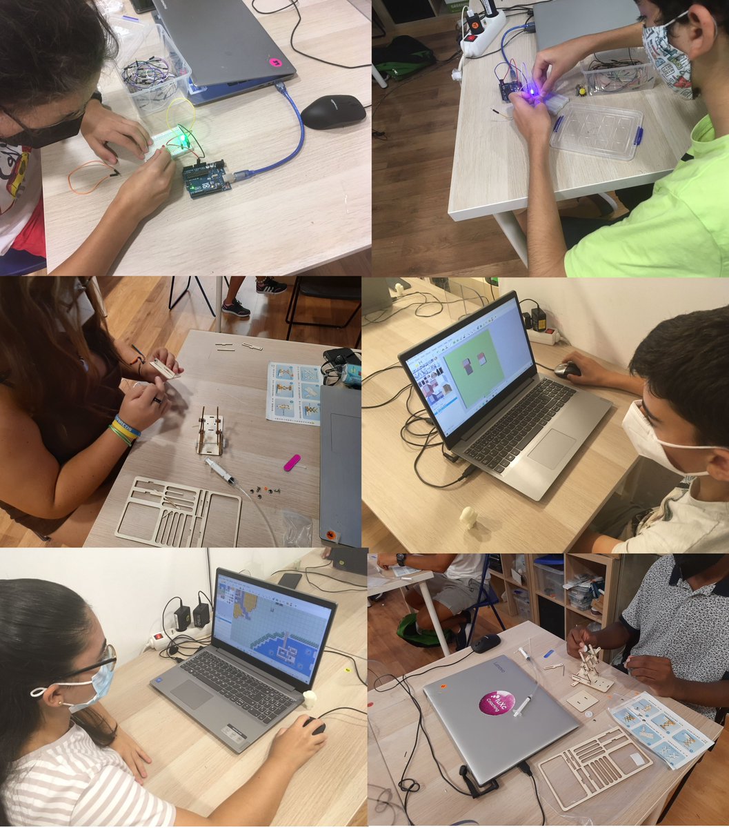 Buenos Días!!! Os dejamos las fotos de la segunda semana del Campus Tecnológico que estamos realizando este mes de agosto.