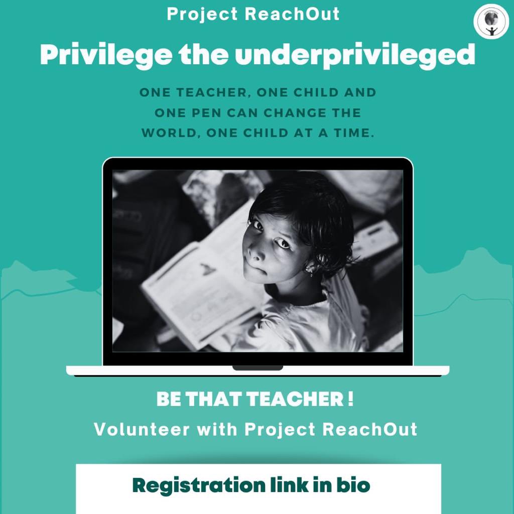 ProReachOutMys's tweet photo. Project Reachout would love to have you on board for Project MotivatEd, a program in collaboration with Vidya Online Teaching that aims to impart knowledge to those less fortunate.

As a volunteer, you will be expected to teach a subject to the class assigned to you. https://t.co/9grqUJlFBI