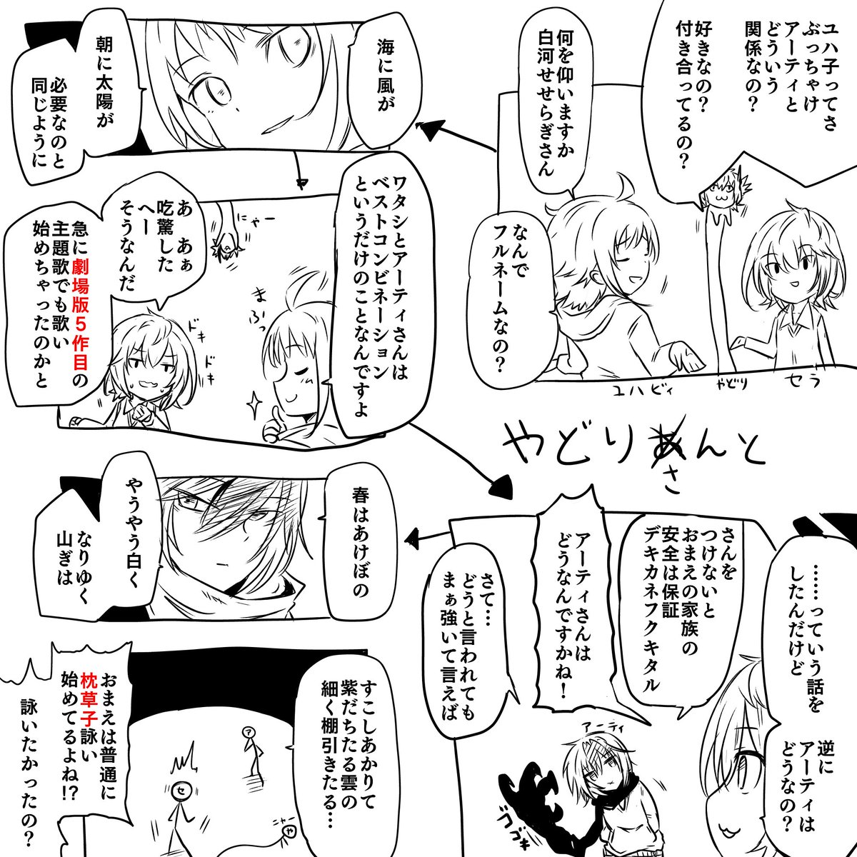 やどりさんとユハ子とアーティさんの話 