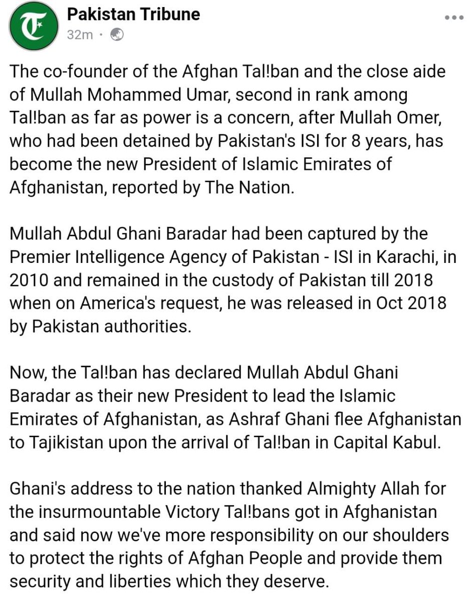 innnmuslim's tweet photo. Liberal people feared this day. that mullahs may not come on the turbaned stage, but Allah gives respect to whomever he wants.
#AllahuAkbar 
#Taliban #Afghanishtan https://t.co/XB0ALQChEk
