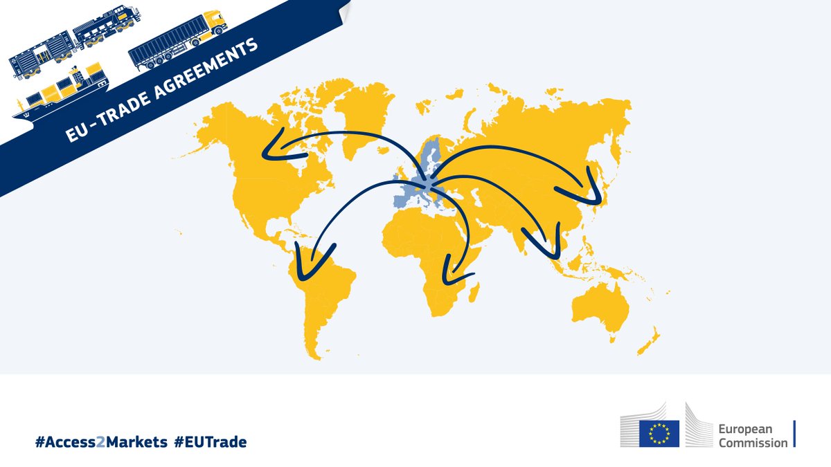 🇪🇺🌍 Thinking of exporting to Lesotho or Suriname? And want to know the rules in place? 

Our Access2Markets trade platform has now additional info on 13 countries, bringing the total to 135 export destinations. Find out more on #Access2Markets

👉 europa.eu/!FB68rk