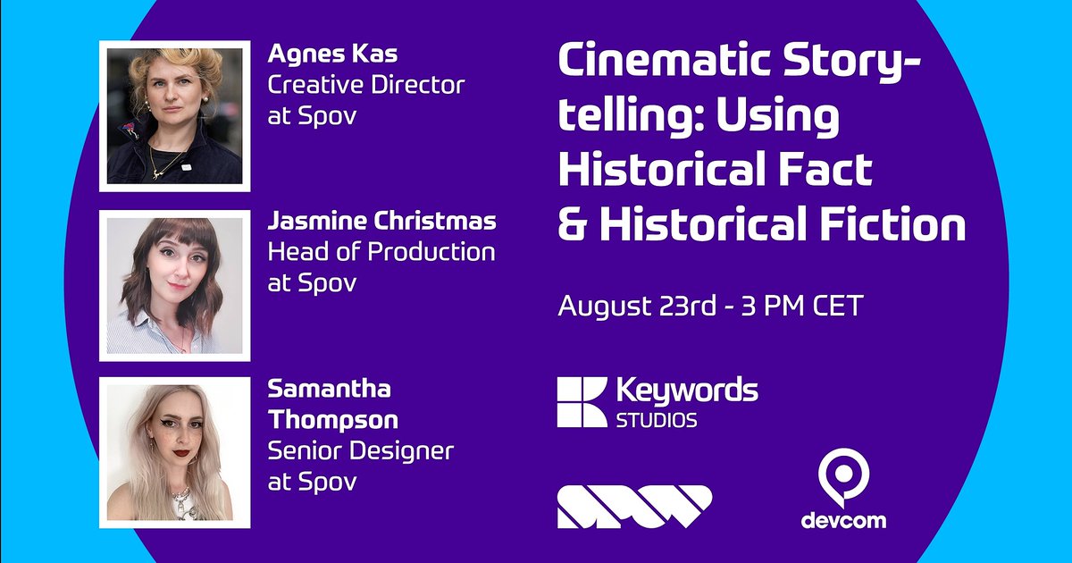 KeywordsStudios's tweet image. There's just one week to @devcom_global and we're looking forward to meeting you all at our virtual booth. Also, be sure to check out the event talks by our team members! If you haven't registered yet, you can grab your ticket here: bit.ly/37CaLlr #ddc2021