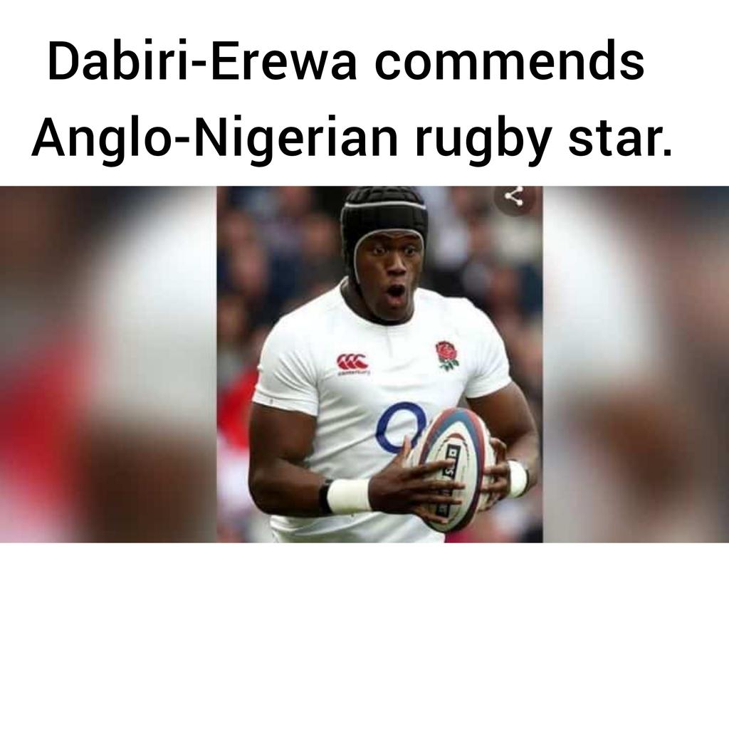 BInformednaija's tweet photo. The Chairman of Nigerians in Diaspora Commission, NIDCOM, Abike Dabiri-Erewa has commended Anglo-Nigerian rugby star, Mora Itoje over his exploits in the field of sports and his undying efforts at raising black consciousness in the diaspora.

👇👇 https://t.co/Jz1dzsUSKK