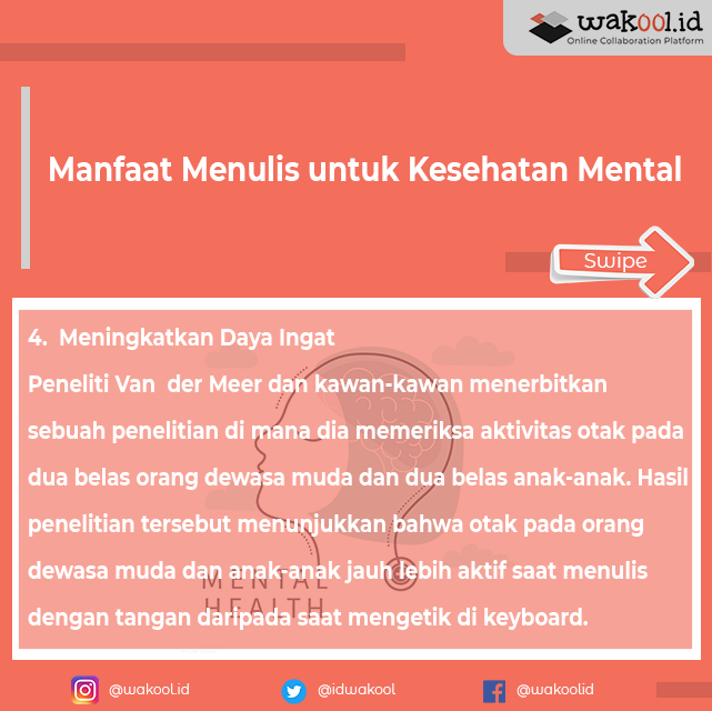 IdWakool's tweet photo. Menulis merupakan kegiatan yang umum dikerjakan. Menulis tidak hanya sekedar mencatat apa yang penting seperti mencatat pelajaran sekolah, bekerja, dan yang lainya. (Part 2)
#wakool #wakooldotid #menulis #menenangkan #mencatat #bekerja https://t.co/idAT66RB0R