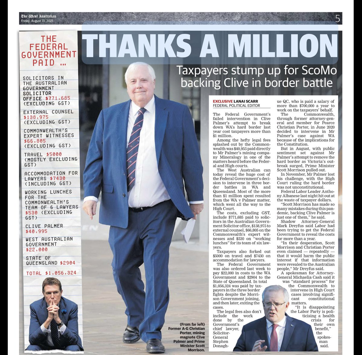 ageofblasphemy's tweet photo. When the notoriously deceitful "open up" buffoon Scott Morrison, now claims he is for lockdowns and border closures, remember who the fool Morrison supported; against the health and livelihoods of not only West, but all Australians! 

#MorrisonPandemic

#LNPVirus

#LNPDeathCult https://t.co/dqzCGZQliu
